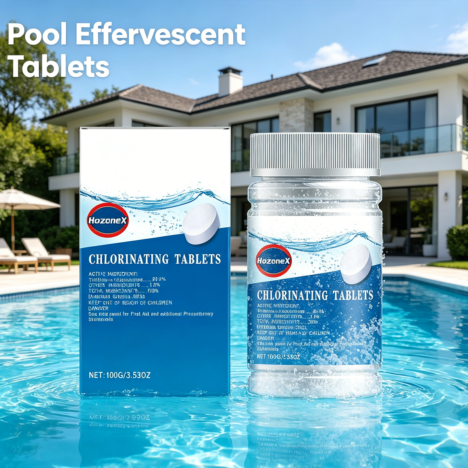 100g Swimming Pool Cleaning Ef - Water Purification Tablet reseña y precio
