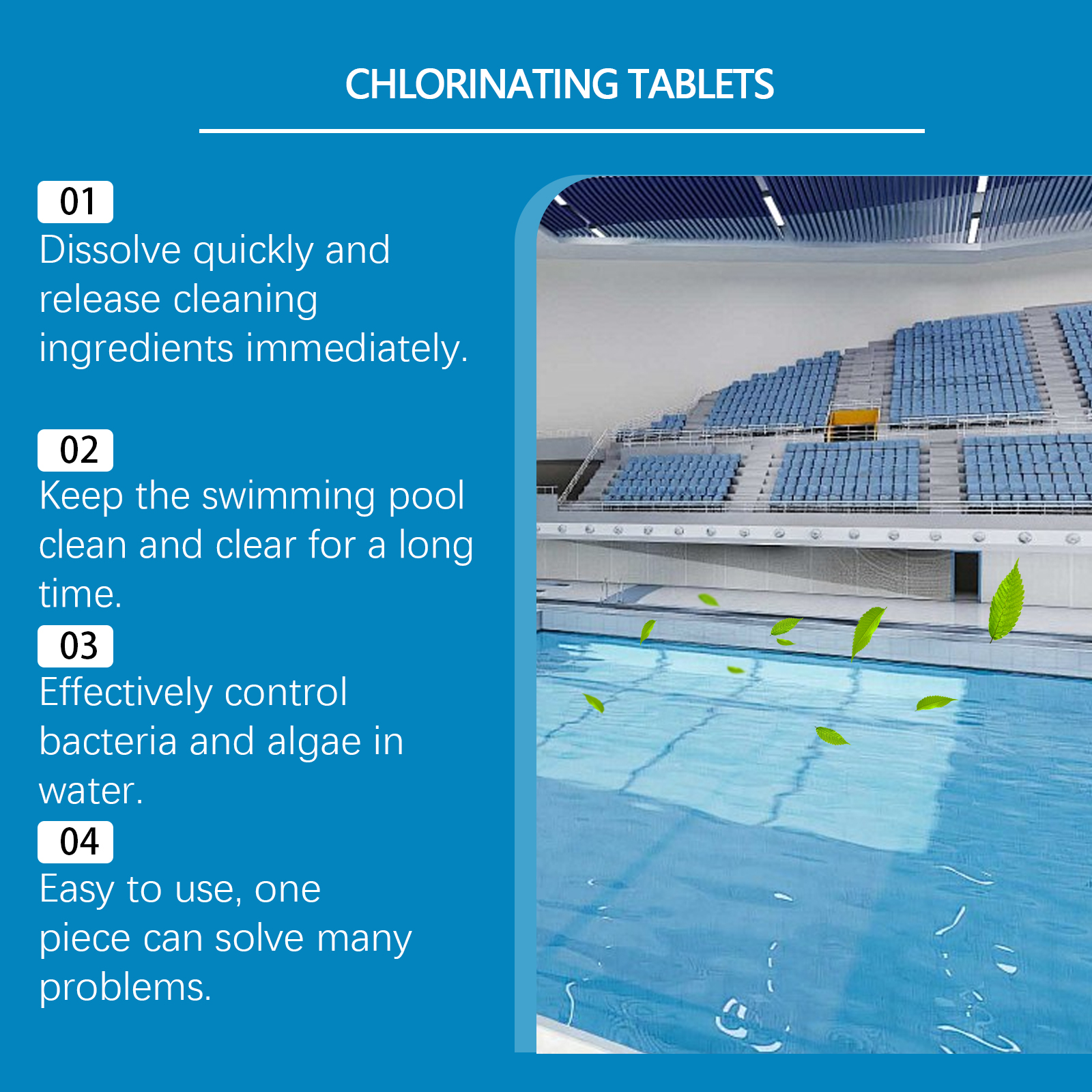100g Swimming Pool Cleaning Ef - Water Purification Tablet reseña y precio