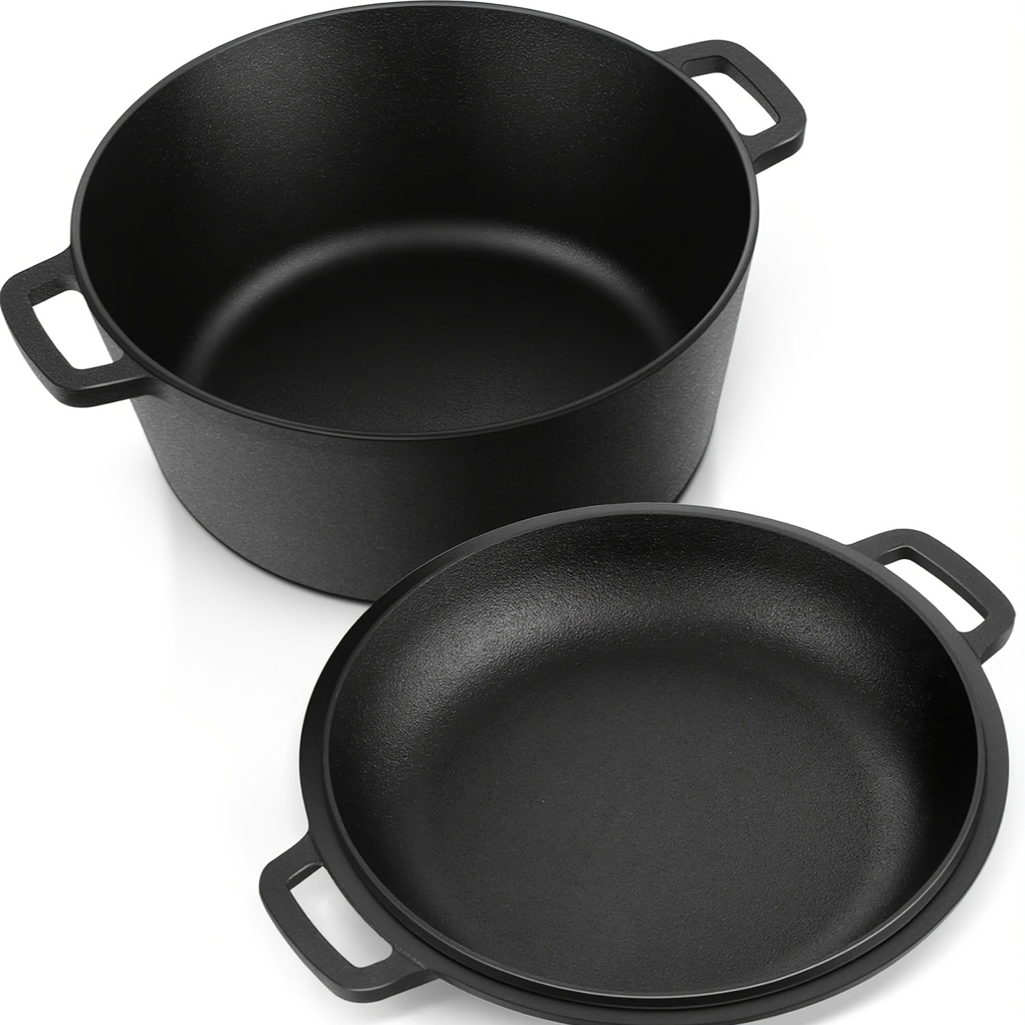 Black 5 QT Cast Iron Dutch Ove - Camping Cooking Dutch Oven reseña y precio