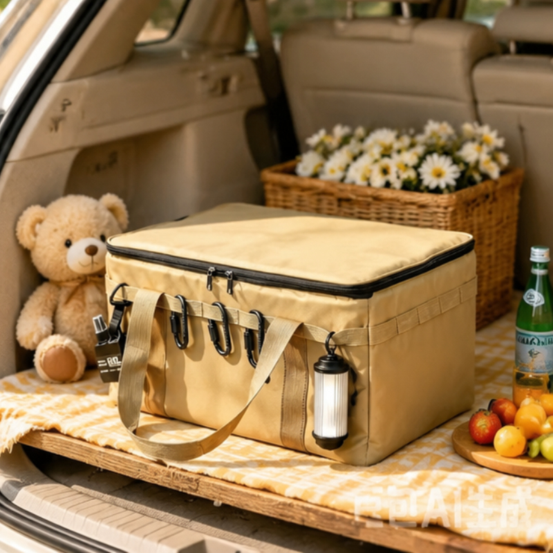 30L Khaki Foldable Oxford Tact - Camping Cooking Organizer reseña y precio