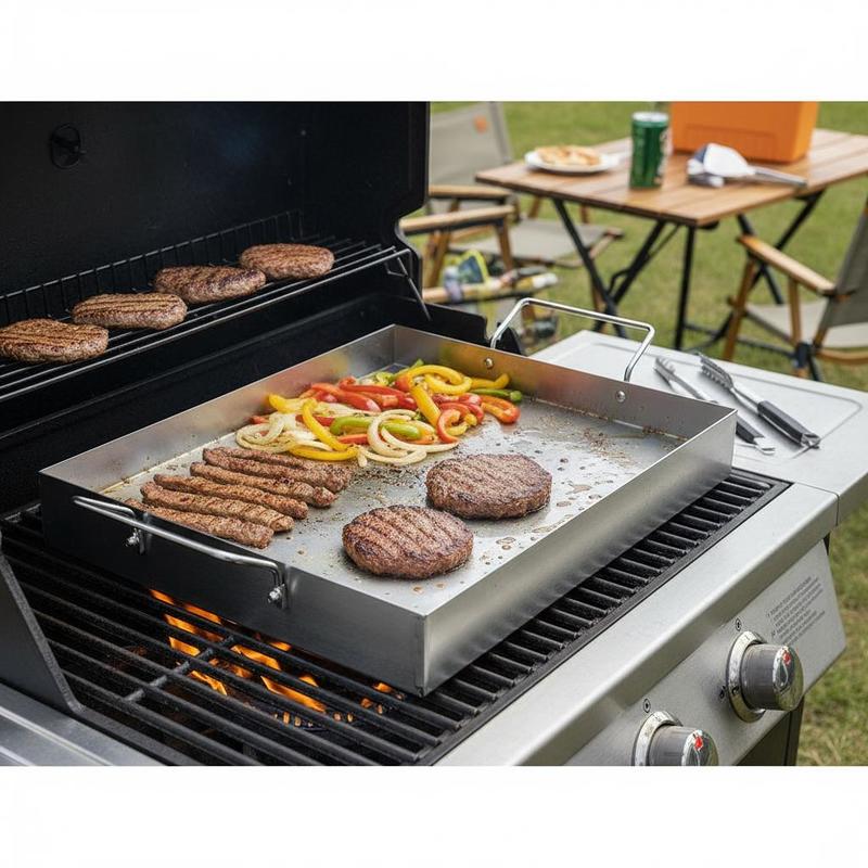 Free Shipping-Rectangular Flat - Camping Cooking Plate reseña y precio