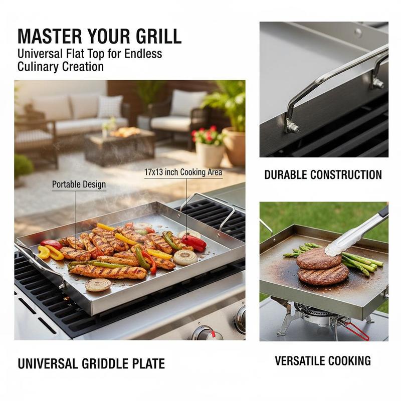 Free Shipping-Rectangular Flat - Camping Cooking Plate reseña y precio