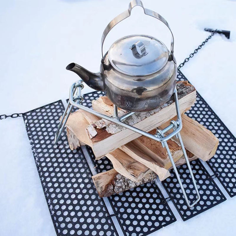 Foldable Campfire Stand Collap - Camping Cooking Open Fire reseña y precio