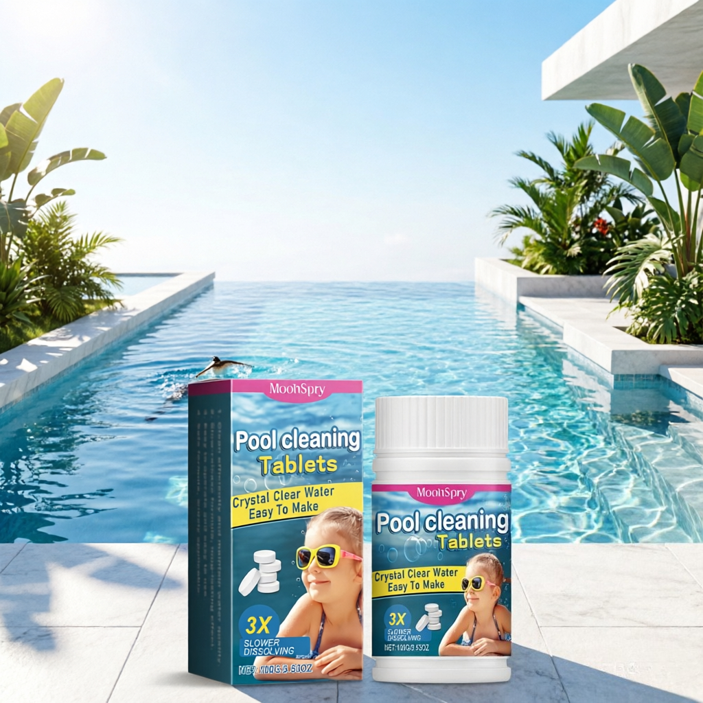 Home Pool Cleaning Slow-Releas - Water Purification Tablet reseña y precio