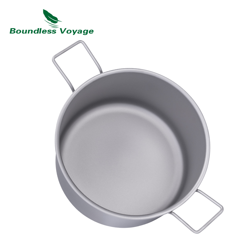 Boundless Voyage Titanium Pot  - Camping Cooking Set Large reseña y precio