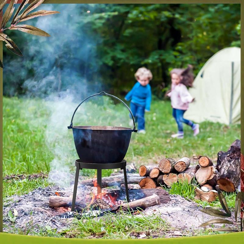 Campfire Tripod, Folding Campi - Camping Cooking Open Fire reseña y precio