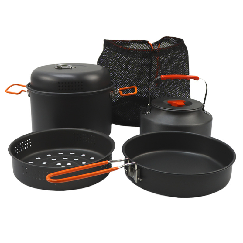 Outdoor Cookware Set Camping C - Camping Cooking Pots And Pans Set reseña y precio