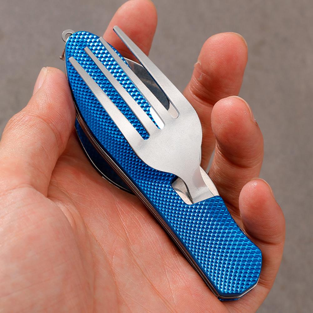 Outdoor Folding Cutlery Metal  - Camping Cooking Tray reseña y precio