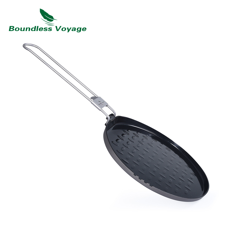 Boundless Voyage Titanium Nons - Camping Cooking Griddle reseña y precio