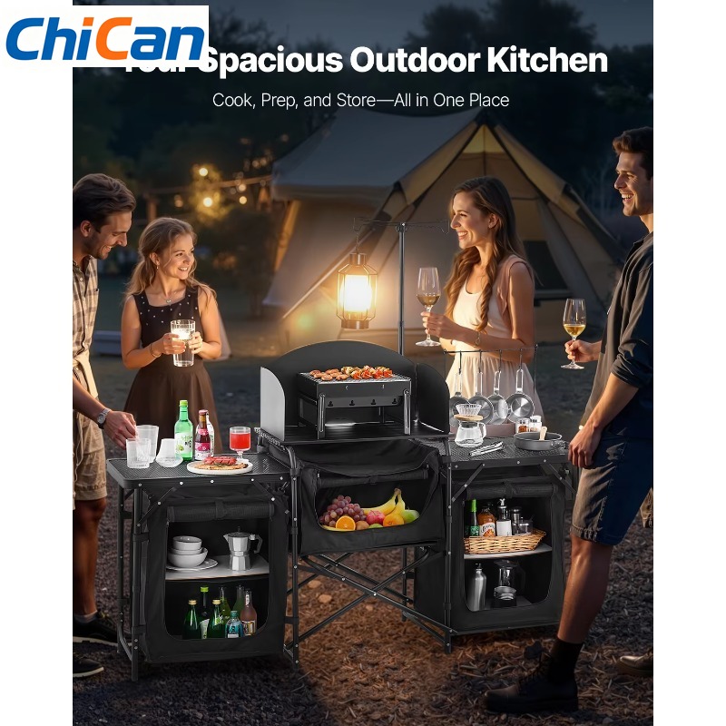 【Hot】VEVOR Camping Kitchen Tab - Camping Cooking Cupboard reseña y precio