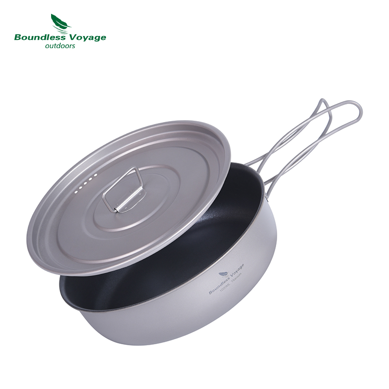 Boundless Voyage Titanium Non- - Camping Cooking Tray reseña y precio