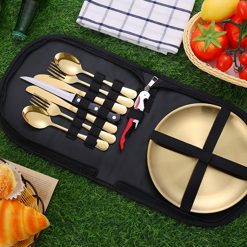 10Pcs Camping Tableware Set 30 - Camping Cooking Tray reseña y precio