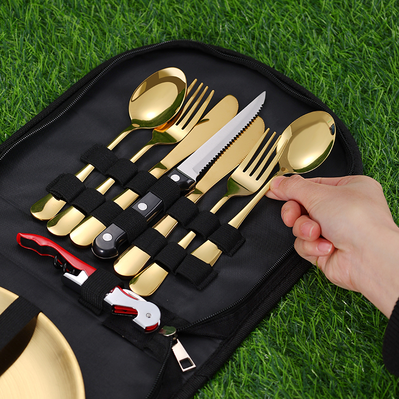 10Pcs Camping Tableware Set 30 - Camping Cooking Tray reseña y precio