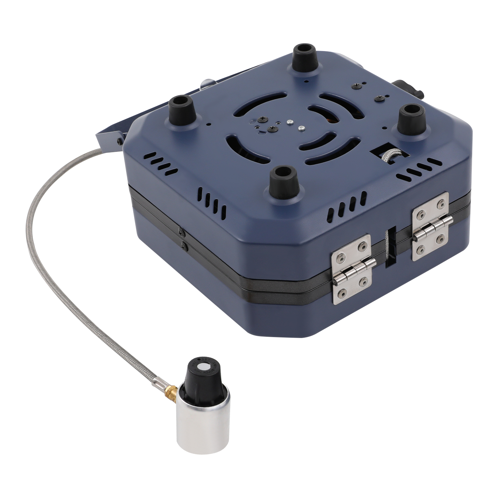 Portable Dual Burner Camp Stov - Camping Cooking Cupboard reseña y precio
