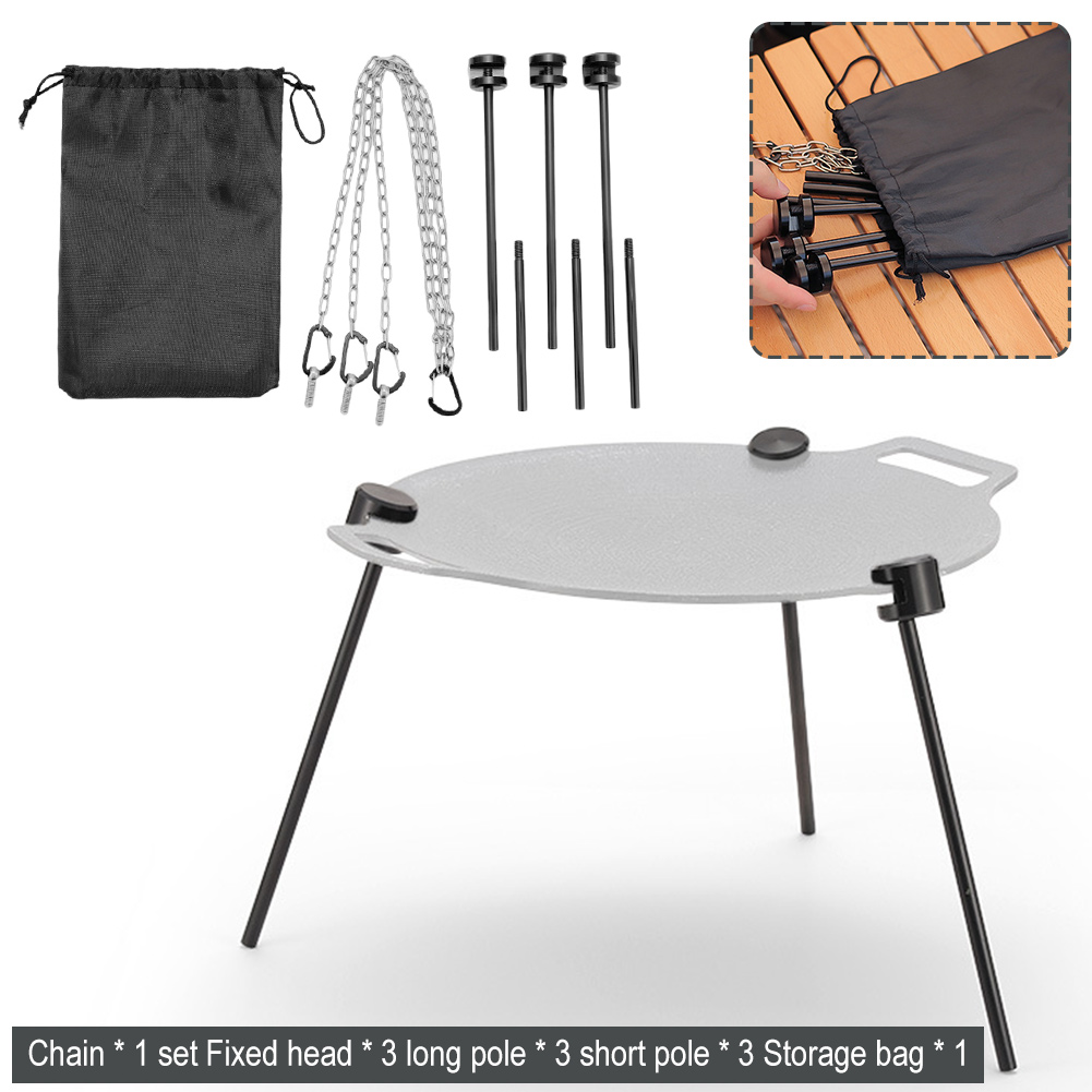Barbecue Tray Support Adjustab - Camping Cooking Cupboard reseña y precio