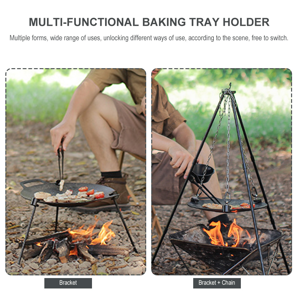 Barbecue Tray Support Adjustab - Camping Cooking Cupboard reseña y precio