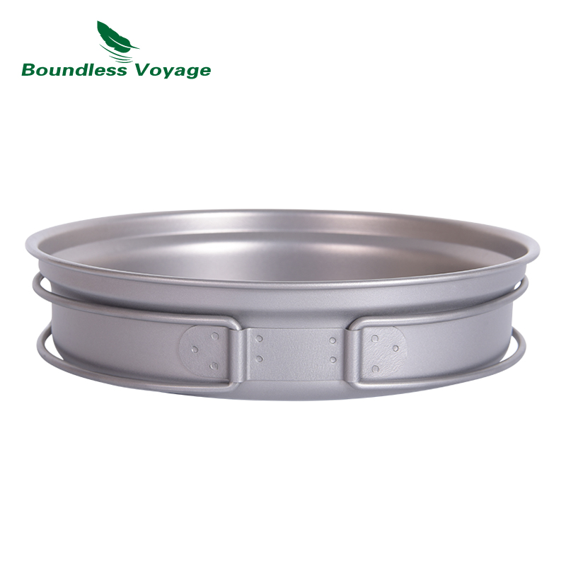 Boundless Voyage Titanium Pot  - Camping Cooking Set Large reseña y precio