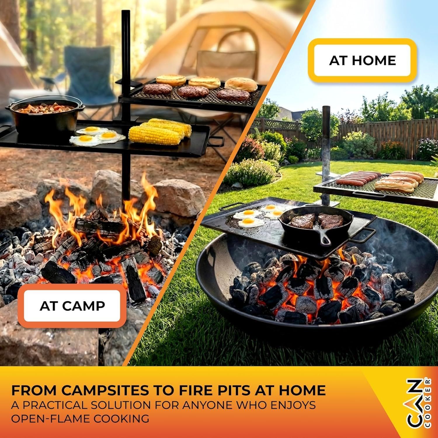 Open Fire Cooking Griddle – Po - Camping Cooking Open Fire reseña y precio