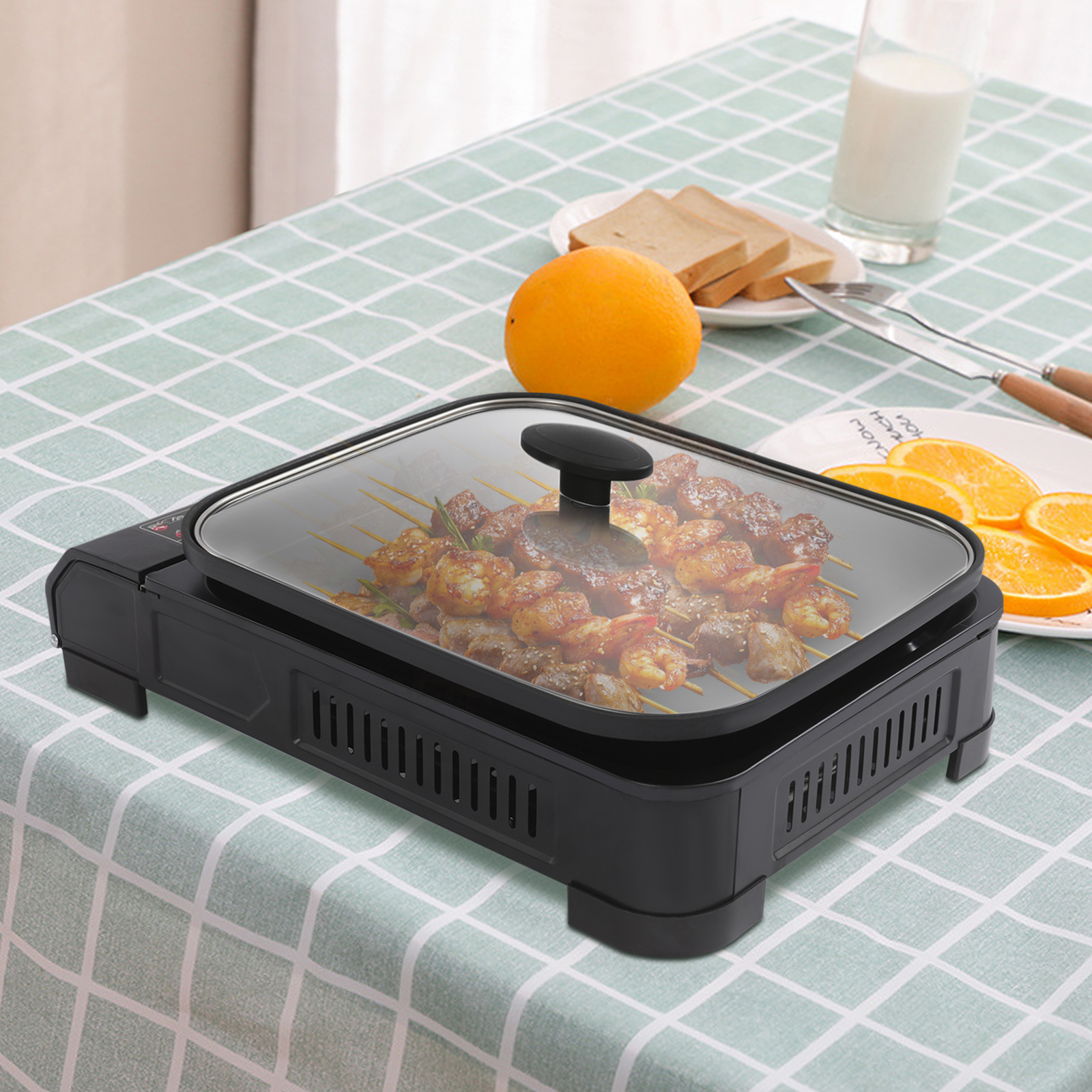 2.1KW Portable Camping Grill G - Camping Cooking Cupboard reseña y precio