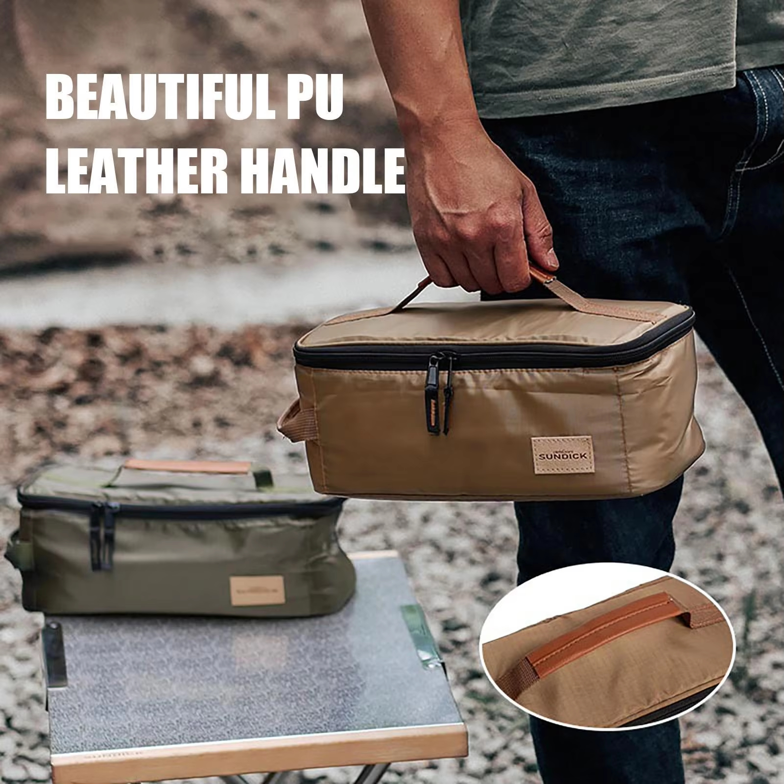 Insulated Camping Cutlery Stor - Camping Cooking Organizer reseña y precio