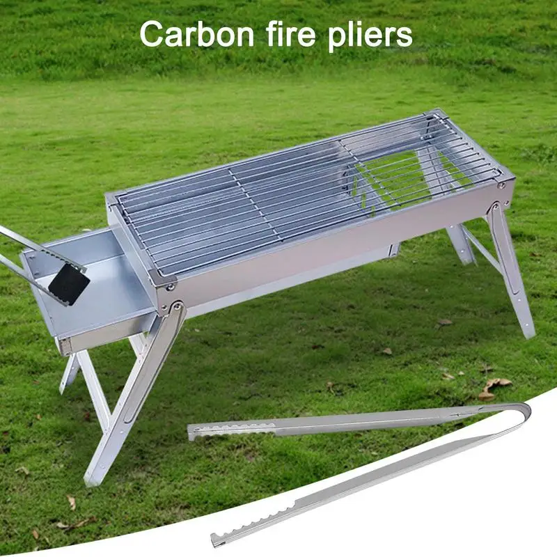 Grilling Tongs Charcoal Tong P - Camping Cooking Griddle reseña y precio