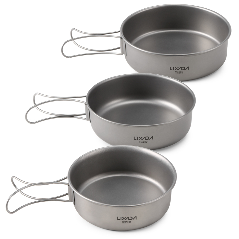 Lixada Titanium Bowls Ultralig - Camping Cooking Tray reseña y precio