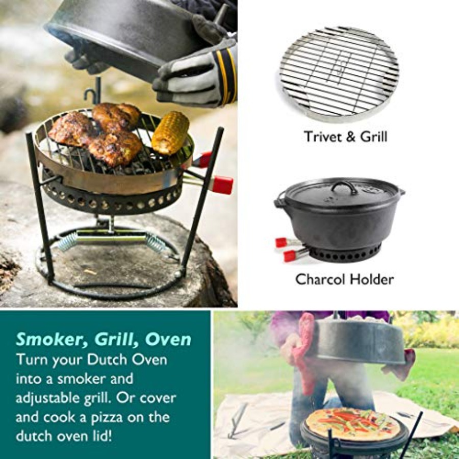 Outdoor Cooking Set - Dutch Ov - Camping Cooking Dutch Oven reseña y precio