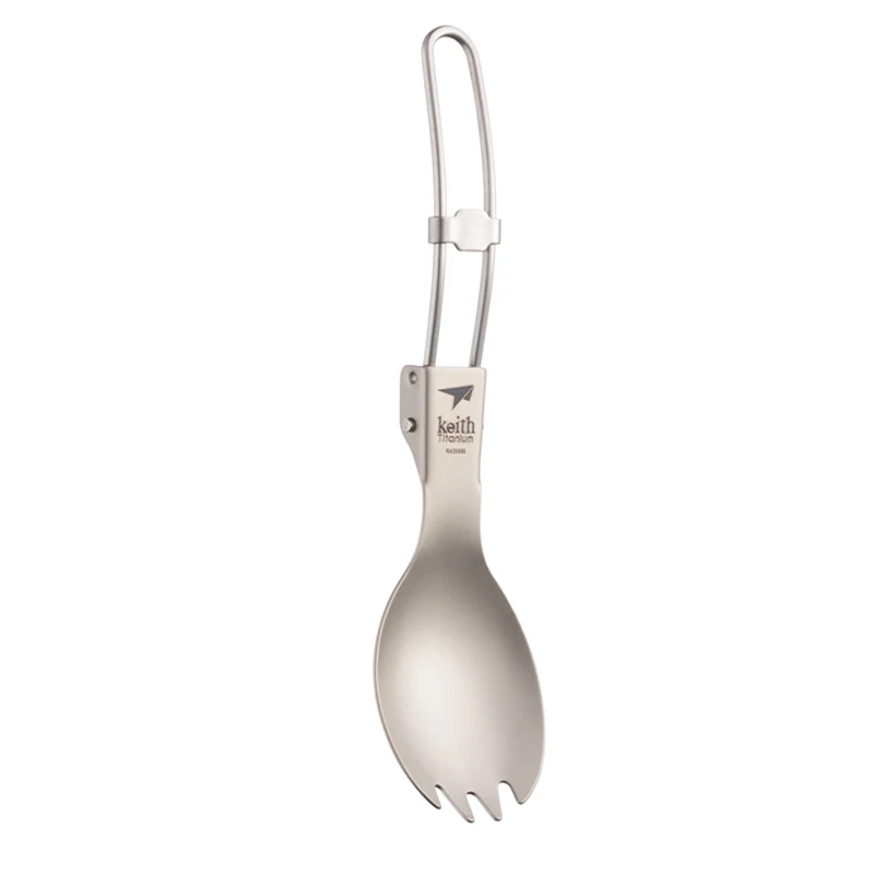 Keith Titanium Spork Foldable  - Camping Cooking Tray reseña y precio