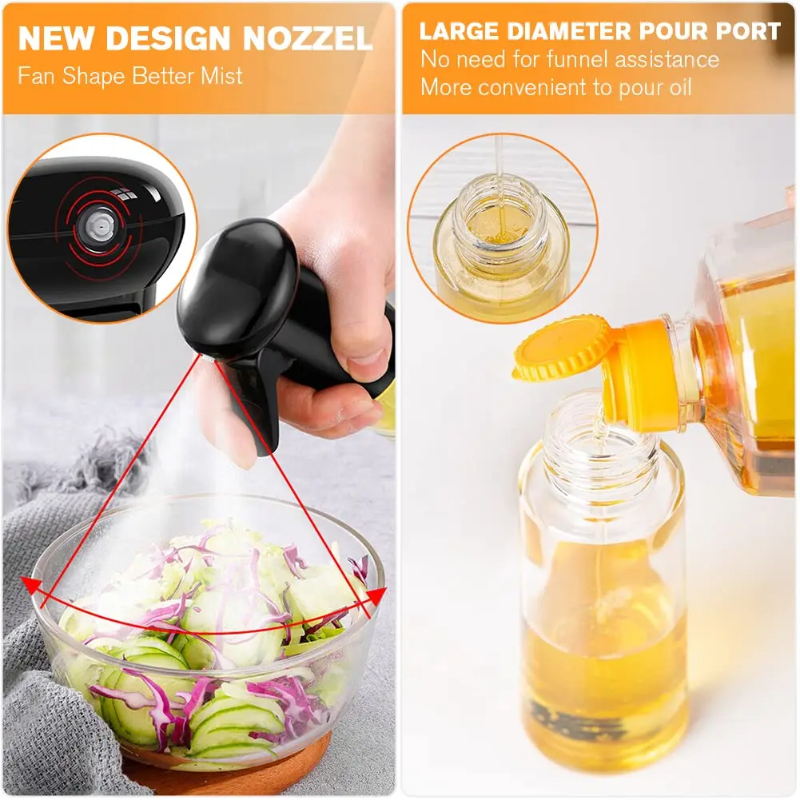 Oil Spray Bottle for Cooking K - Camping Cooking Oil Bottle reseña y precio