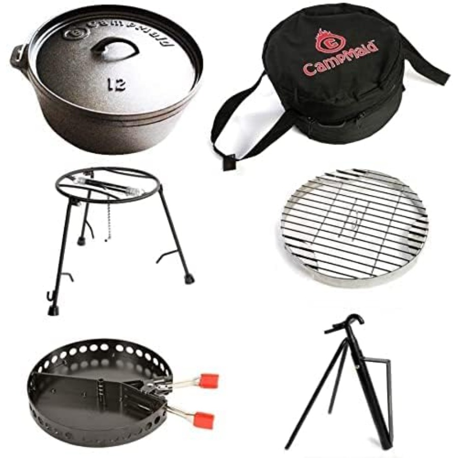 Outdoor Cooking Set - Dutch Ov - Camping Cooking Dutch Oven reseña y precio