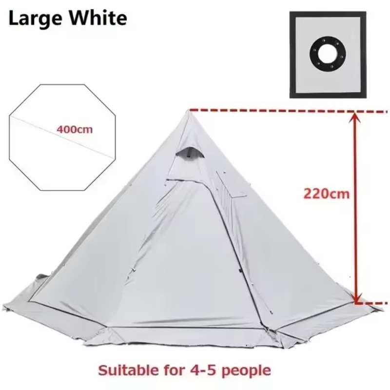 Pyramid Tent With Snow Skirt U - Camping Cooking Snow reseña y precio