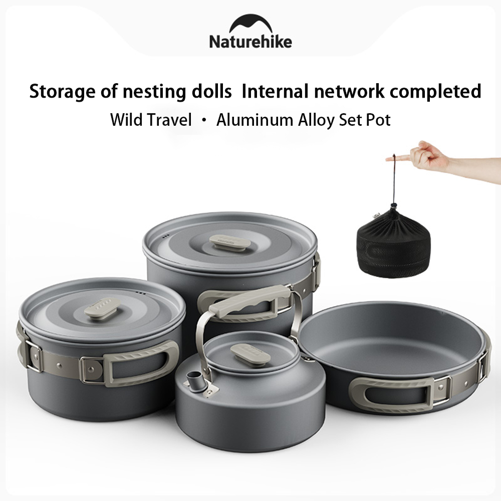 Naturehike Outdoor Pot Set,Cam - Camping Outdoor Cooking Set reseña y precio