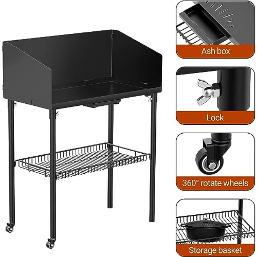 Outdoor Camp Cooking Table for - Camping Cooking Dutch Oven reseña y precio