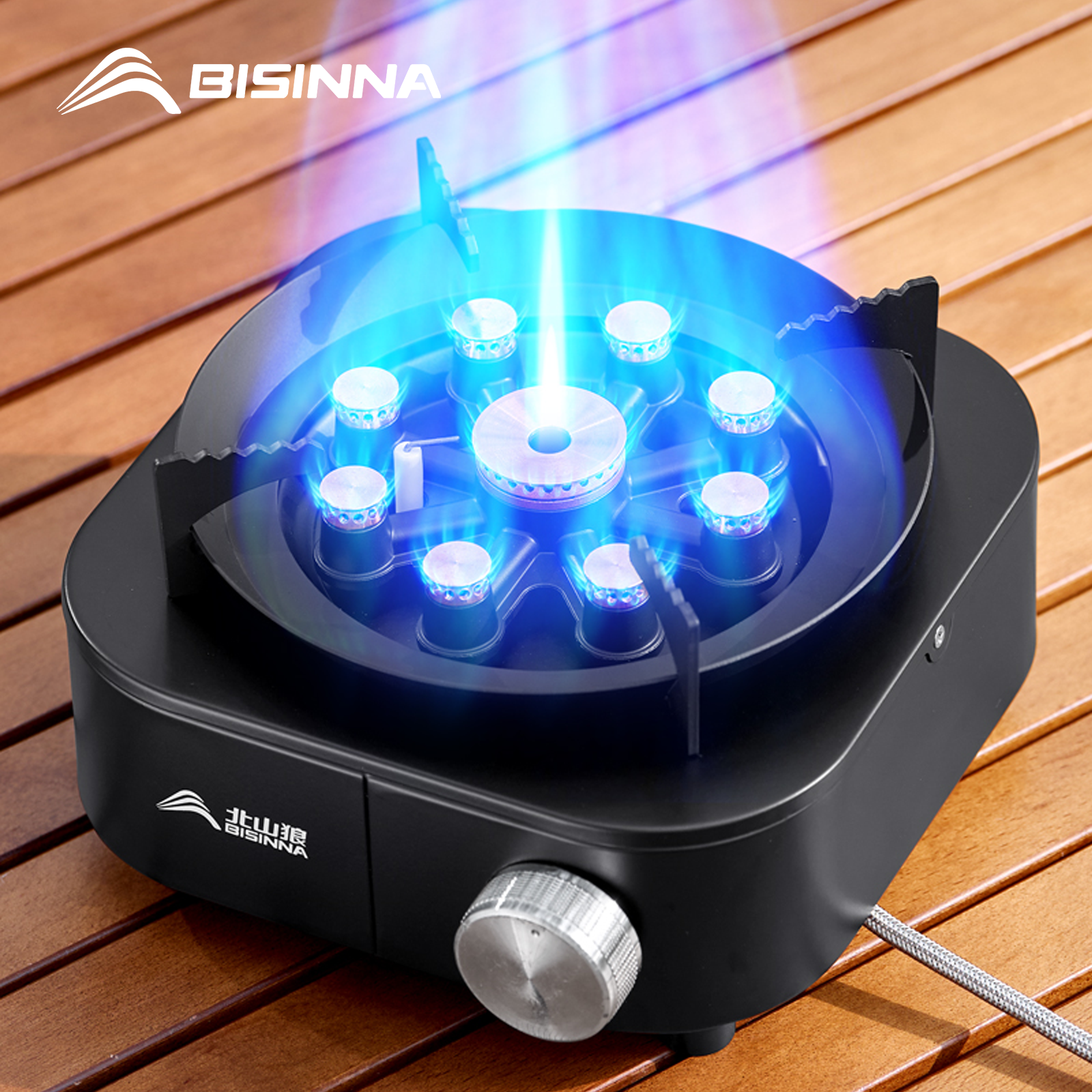 BISINNA Portable Camping Gas S - Camping Cooking Plate reseña y precio