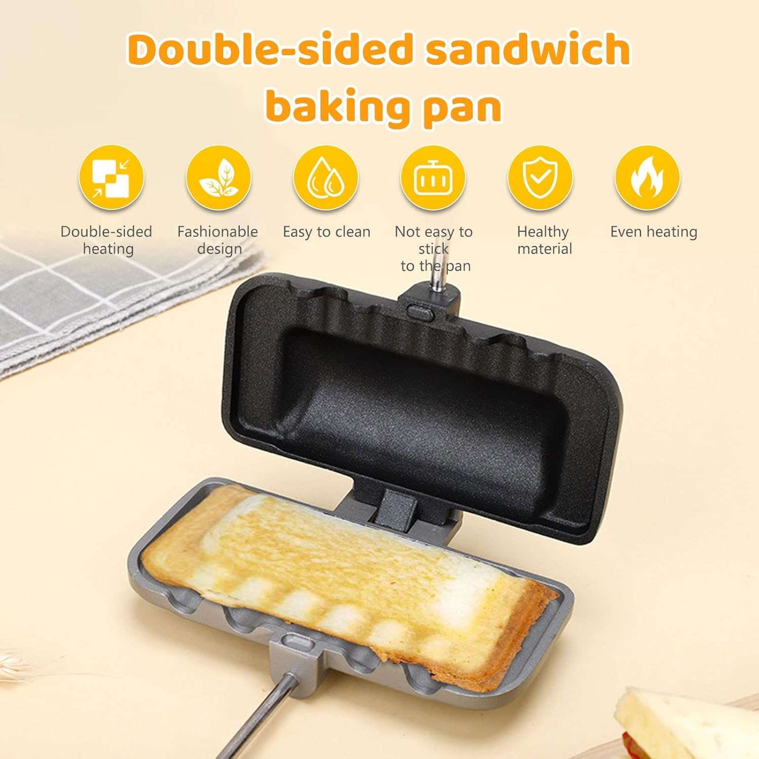 1pcs Sandwich Maker – Stove To - Camping Cooking Cupboard reseña y precio