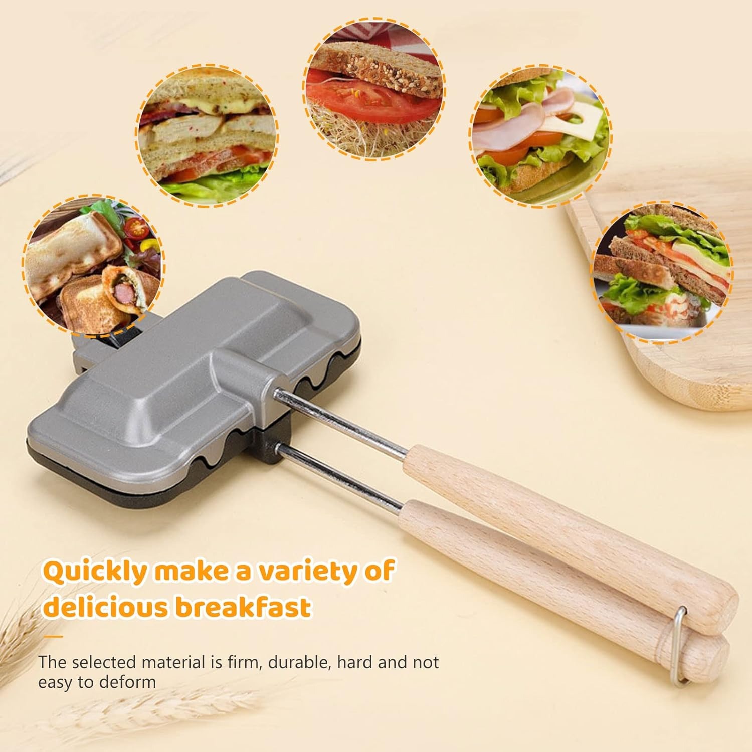 1pcs Sandwich Maker – Stove To - Camping Cooking Cupboard reseña y precio