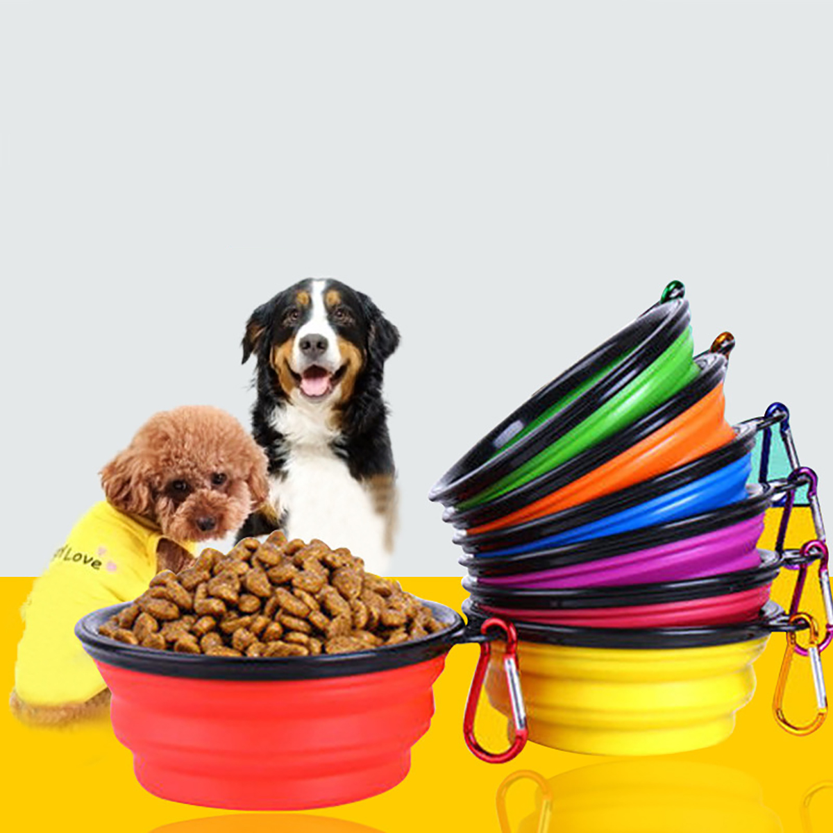 Collapsible Pet Silicone Dog F - Camping Cooking Tray reseña y precio