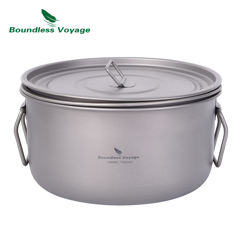 Boundless Voyage Camping Cooki - Camping Cooking Pots And Pans Set reseña y precio