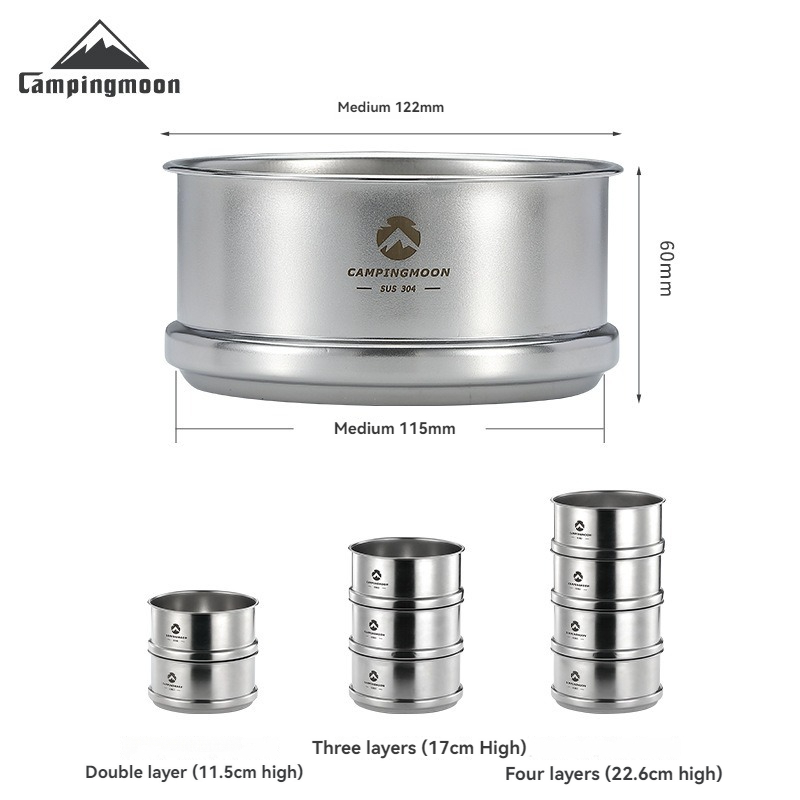 CAMPINGMOON Portatle Outdoor C - Camping Cooking Tray reseña y precio